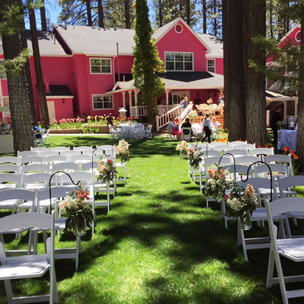 Weddings at our Big Bear Lake, CA Hotel - Apples Bed & Breakfast Inn